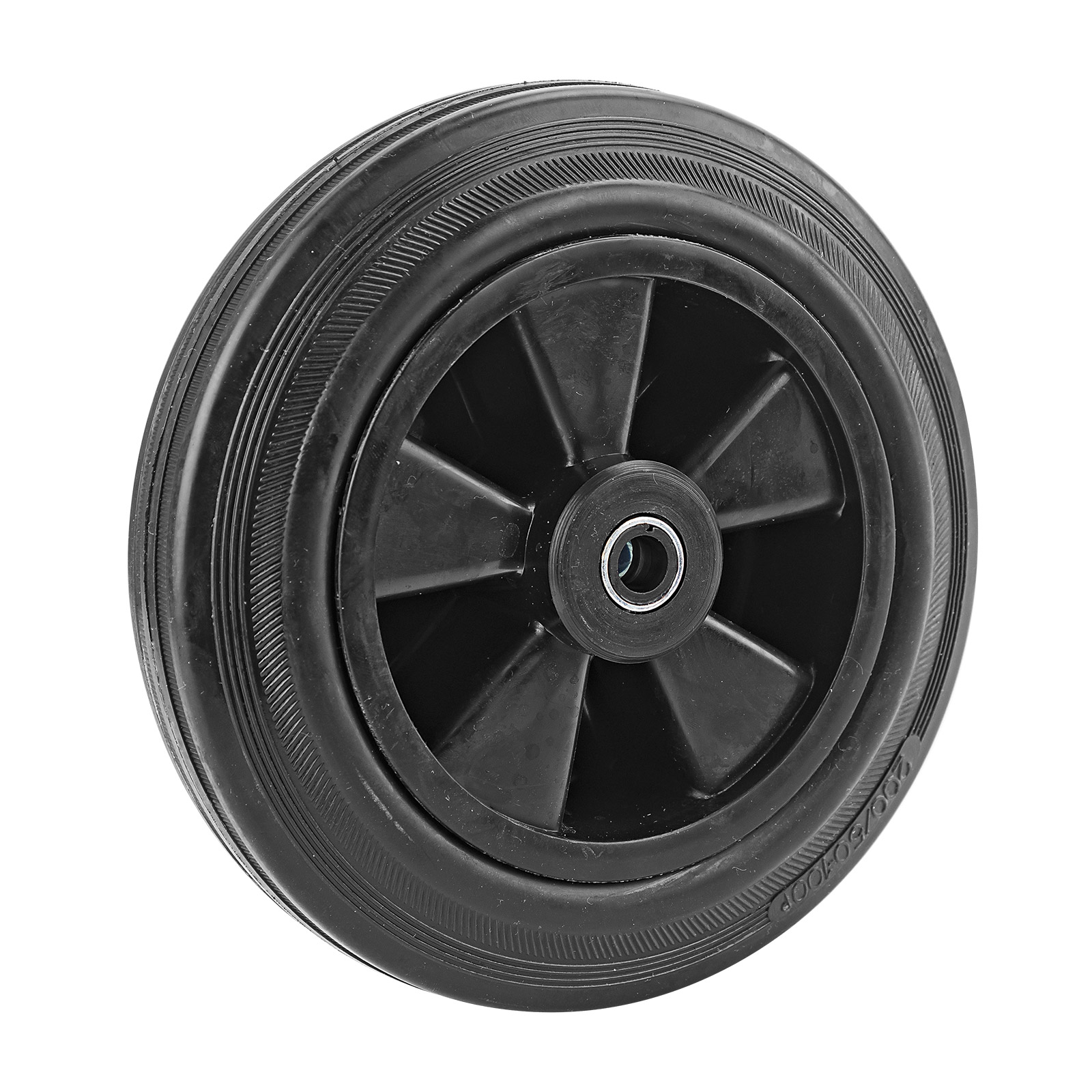 Vollgummiräder Vollgummirollen d=200 mm Achs-d=20 mm für Transportwagen