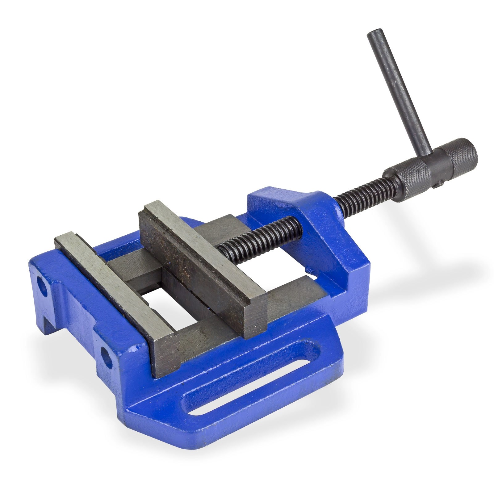 Schraubstock 100 mm, Werkstatt, Präzisionsschraubstock, Maschinenschraubstock Basic, Für Tischbohrmaschine, Säulenbohrmaschine, Heimwerker & Profi