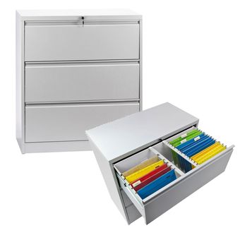 Hngeregisterschrank 3-Schub, Hngeregistraturschrank, Aktenschrank,  Hngemappenschrank, robust, platzsparend, fr Bro, Archiv, Dokumente |  STABILO ...mehr als nur Baumarkt!