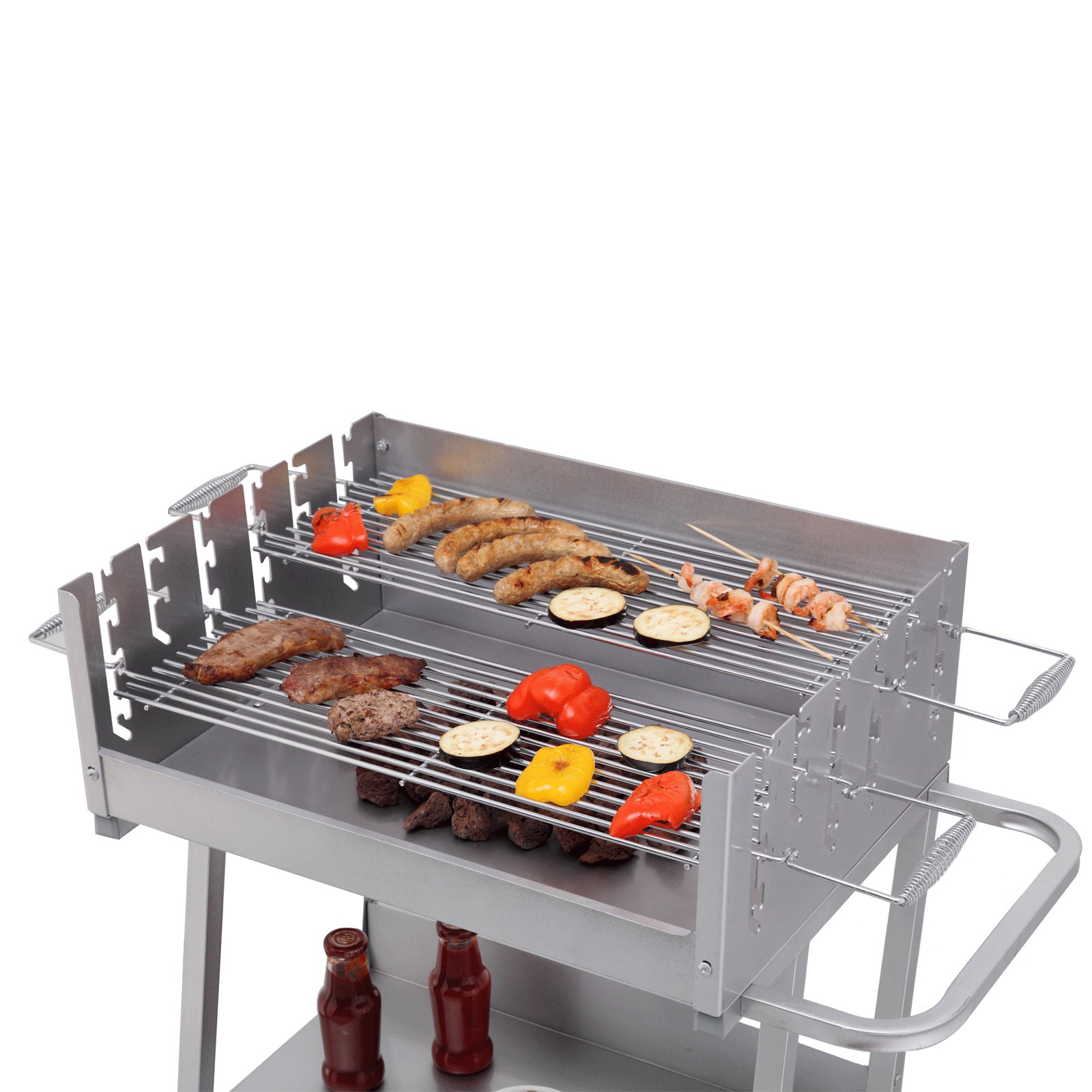 Tepro Holzkohlegrill Grillwagen Kohlegrill BBQ Design Grill Pasadena