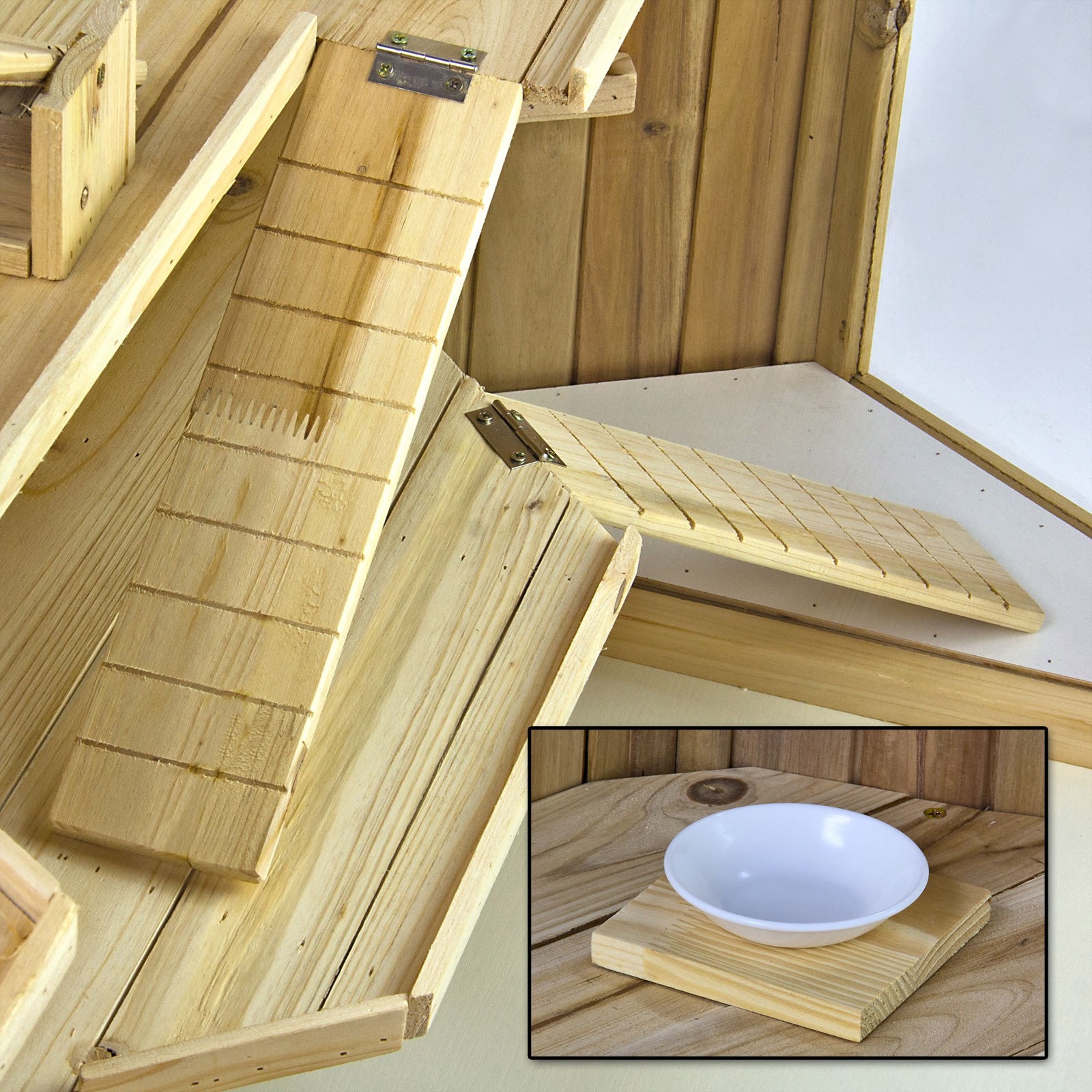 Holz Hamsterkäfig Kleintierstall Käfig Kleintiergehege