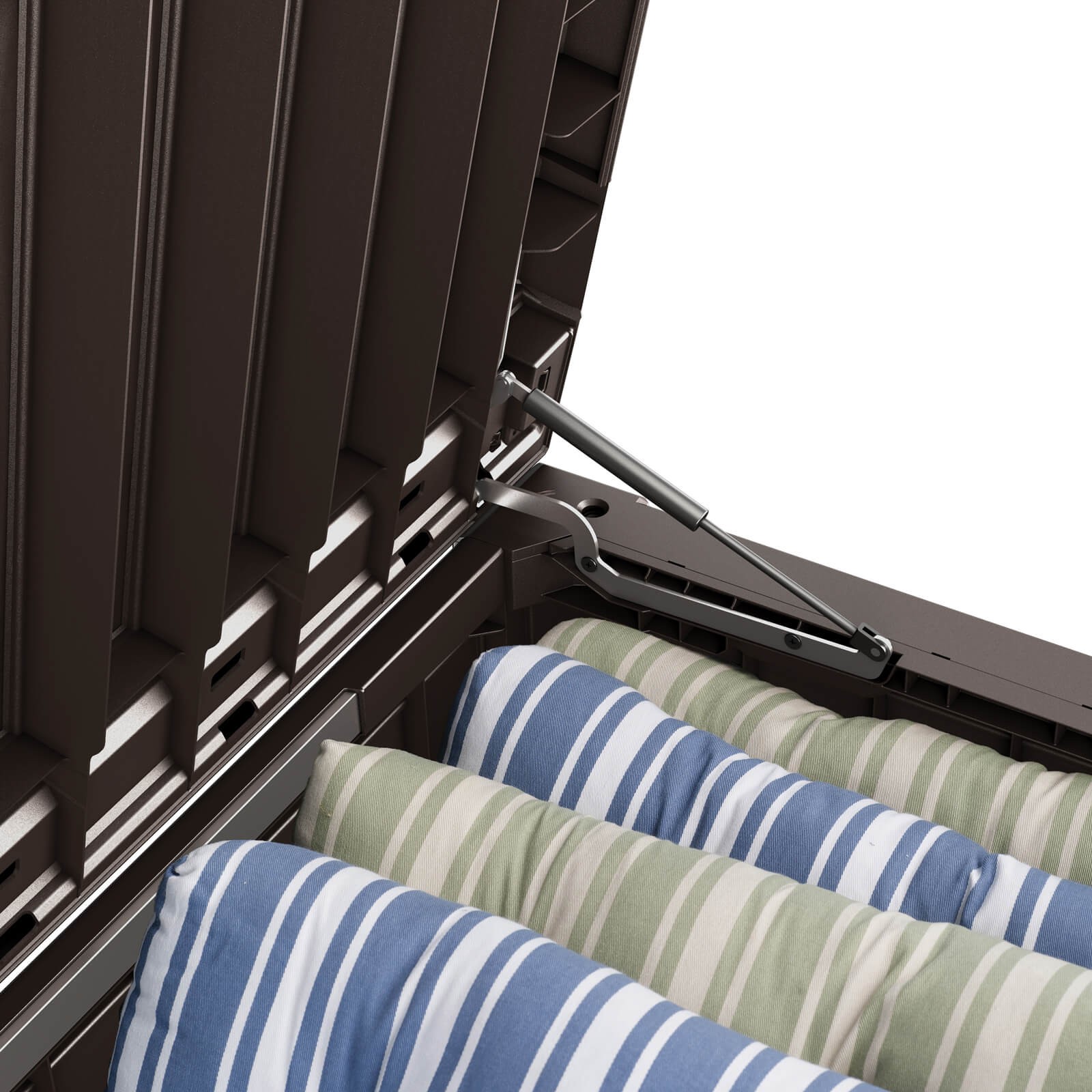 Keter Gartenbox Kissenbox Westwood Box 570 Liter Auflagenbox espresso