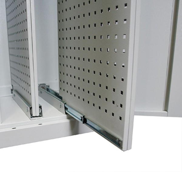 ADB Vertikal Auszugschrank VS2 Werkzeugschrank Schrank 2-türig mit 4