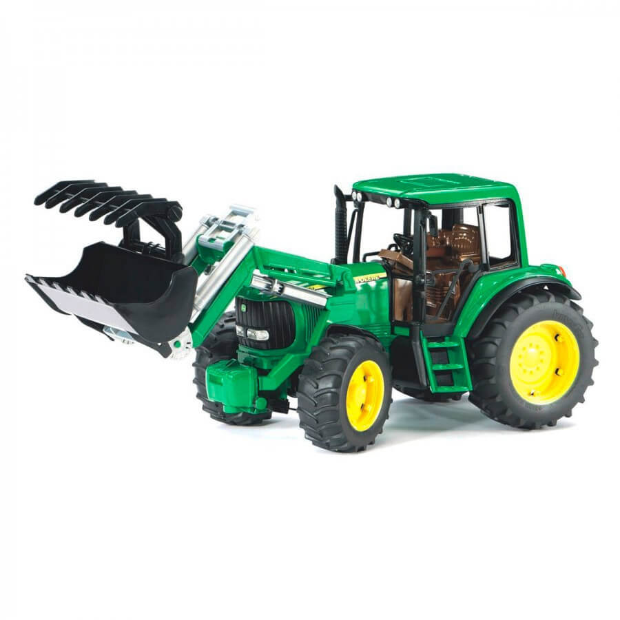 Bruder John Deere Traktor 6920 mit Frontlader Schlepper Spielzeug 1:16