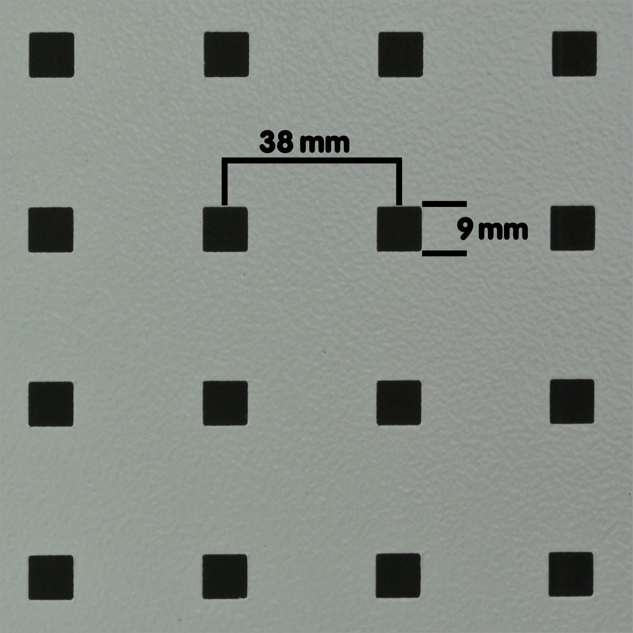 ADB Hängeschrank Werkstatt Wandschrank 2 türig mit Lochrückwand