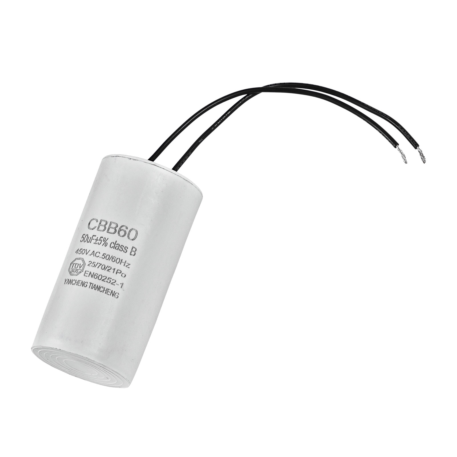 Kondensator 60 μF, Ersatz für Kompressoren 24226/24215/24208, Leistungsstark, Langlebig, Zuverlässig, Elektronik, Motor, Ersatzteil, Werkstatt, Luf