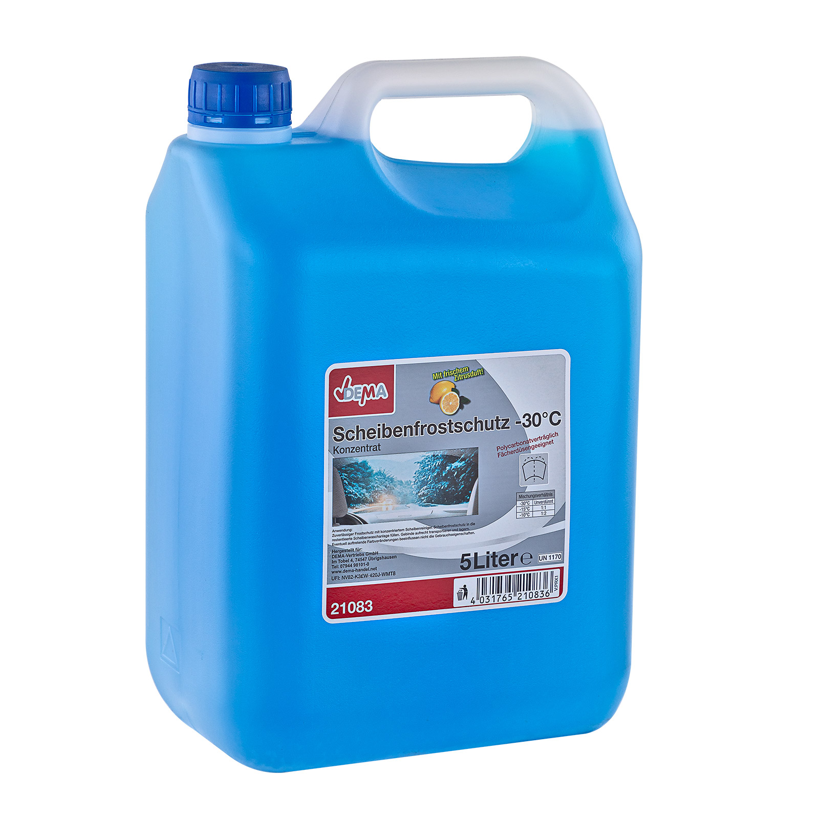Scheiben-Frostschutz 5 Liter bis -60°c - HIWESO Shop