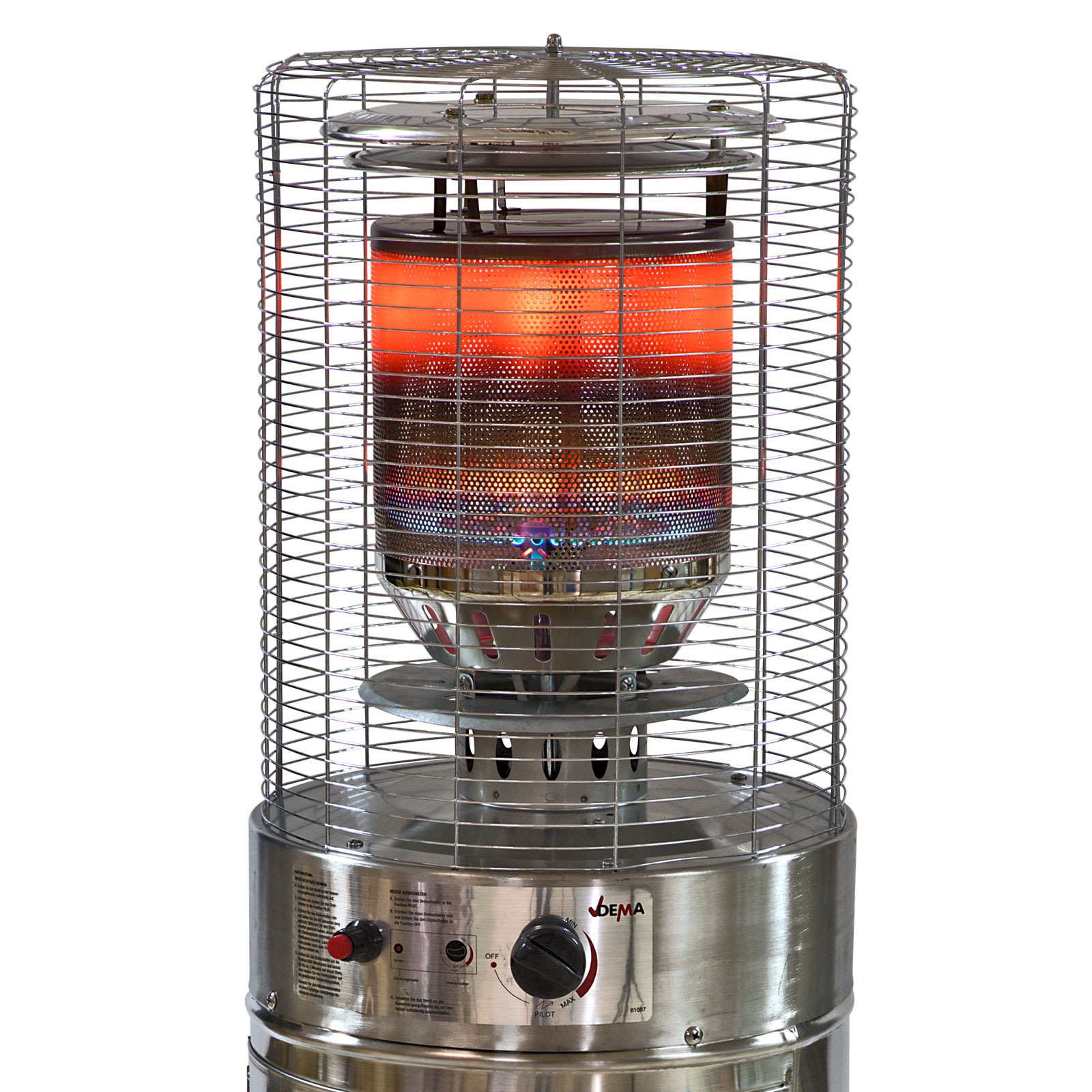 Terrassenheizstrahler Ätna, 5-11kw, 46x53x137 cm