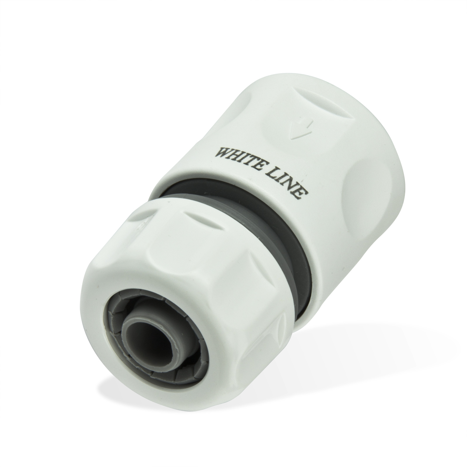 Steckkupplung 1/2 Zoll, mit Wasserstopp, Schlauchkupplung, Schnellkupplung, Gartenschlauchanschluss, Adapter, Bewässerung, Garten, Wasser