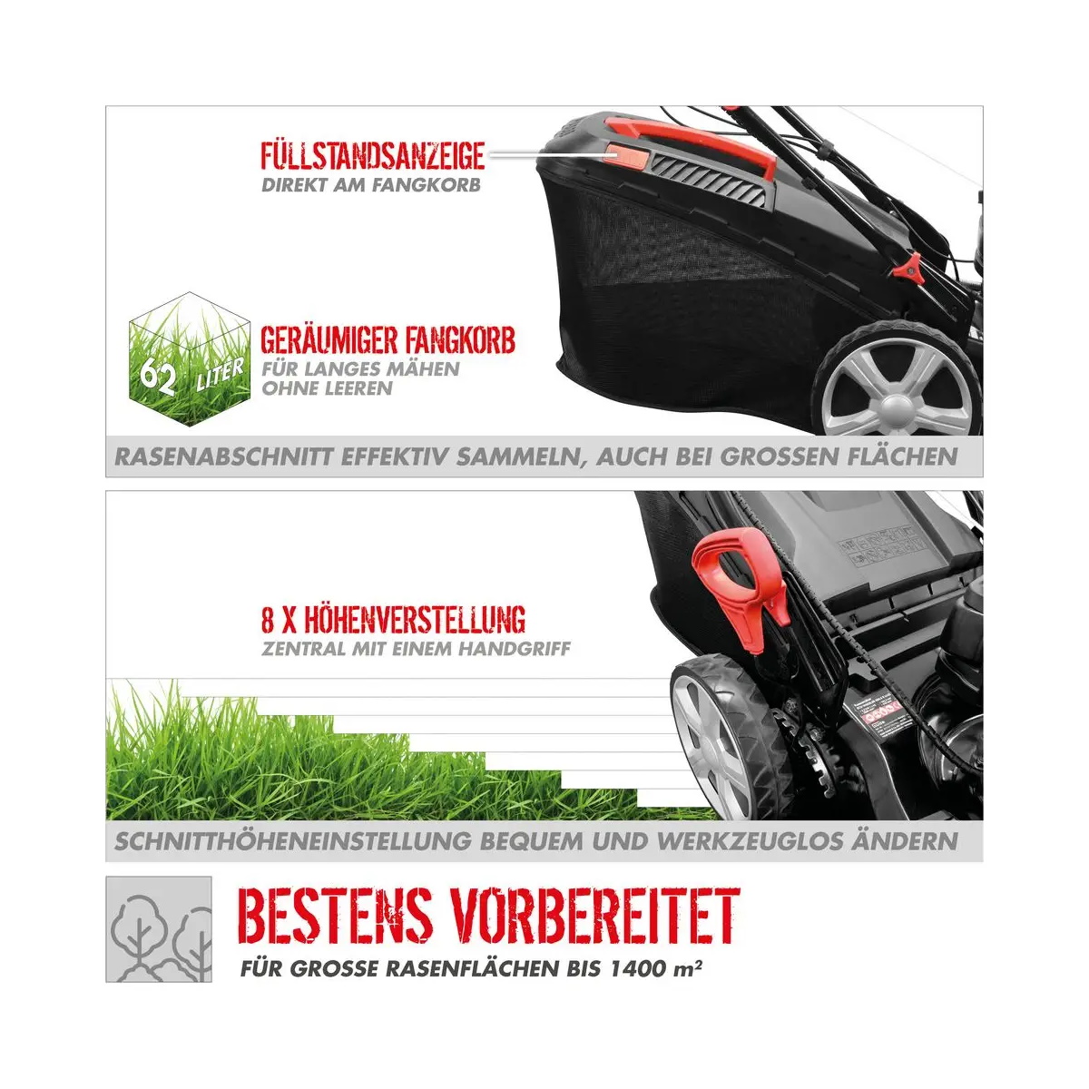 Universal Rasenmäher Gashebel - Ersatzteil Für 23-27mm Lenker