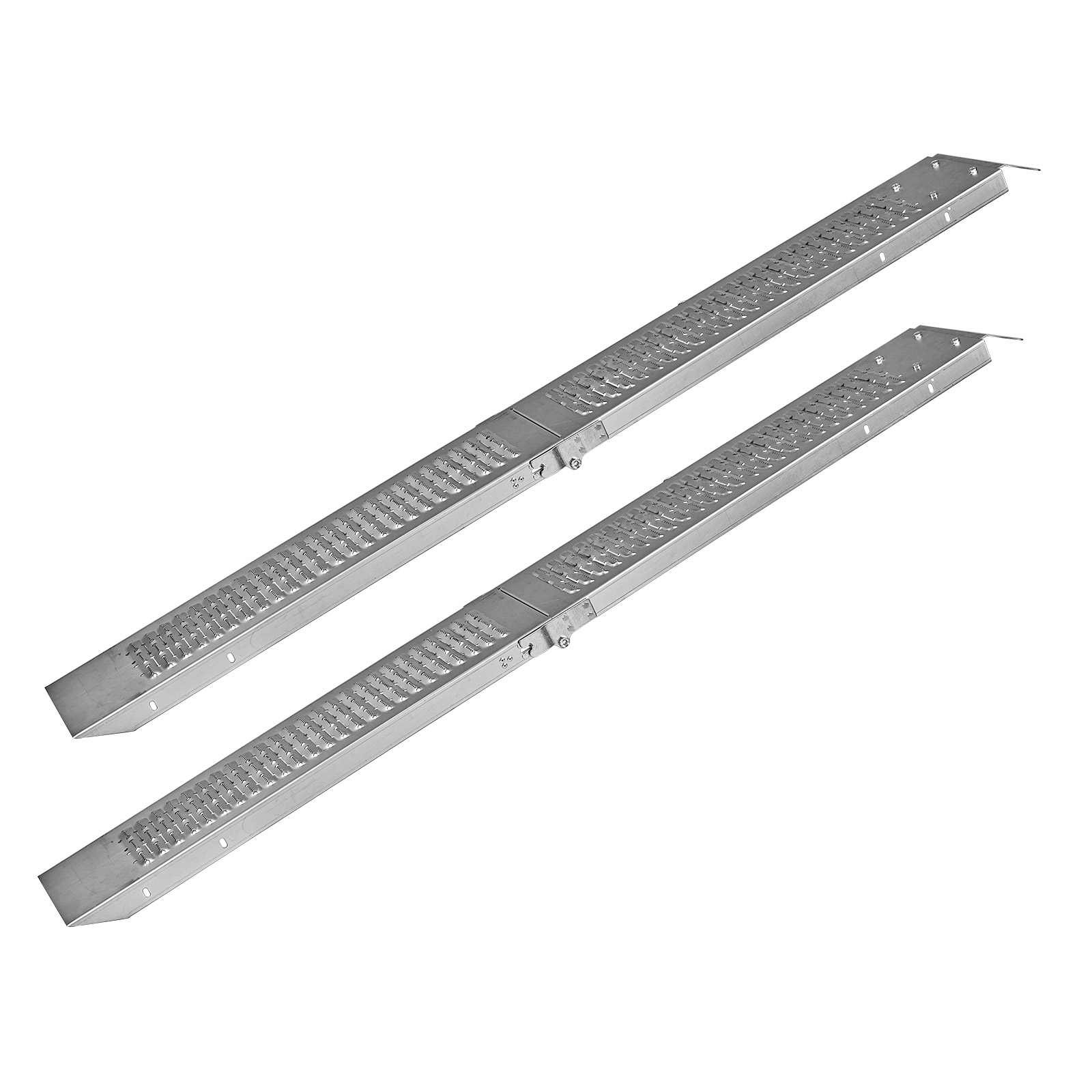 2x Auffahrrampen 135cm - Verzinkte Stahlrampen Bis 400kg Für Motorrad & Anhänger