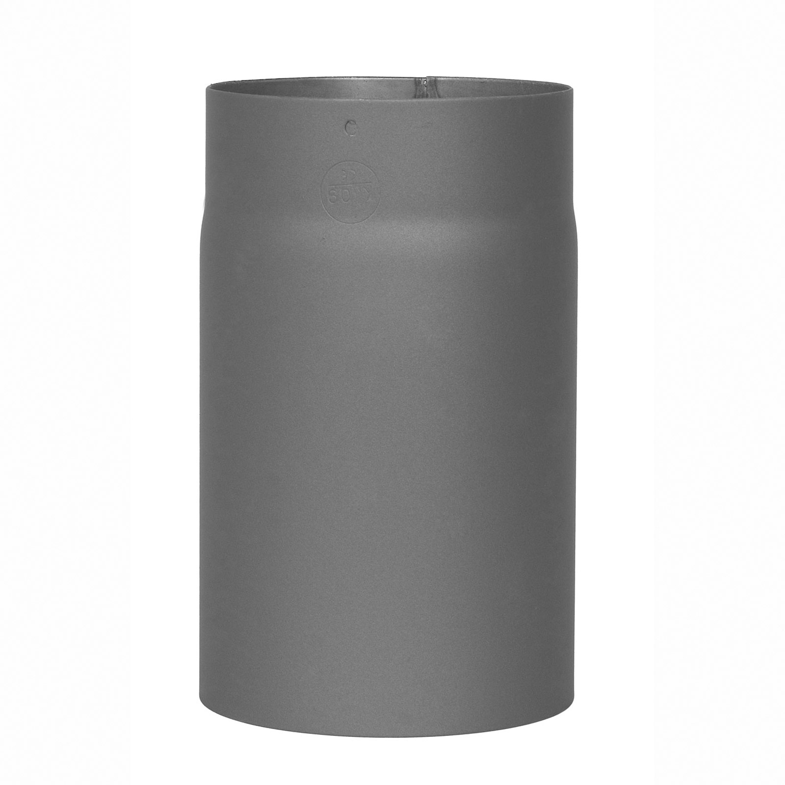 Rauchrohr 250 mm, Ofenrohr grau, gerade Ø 150mm