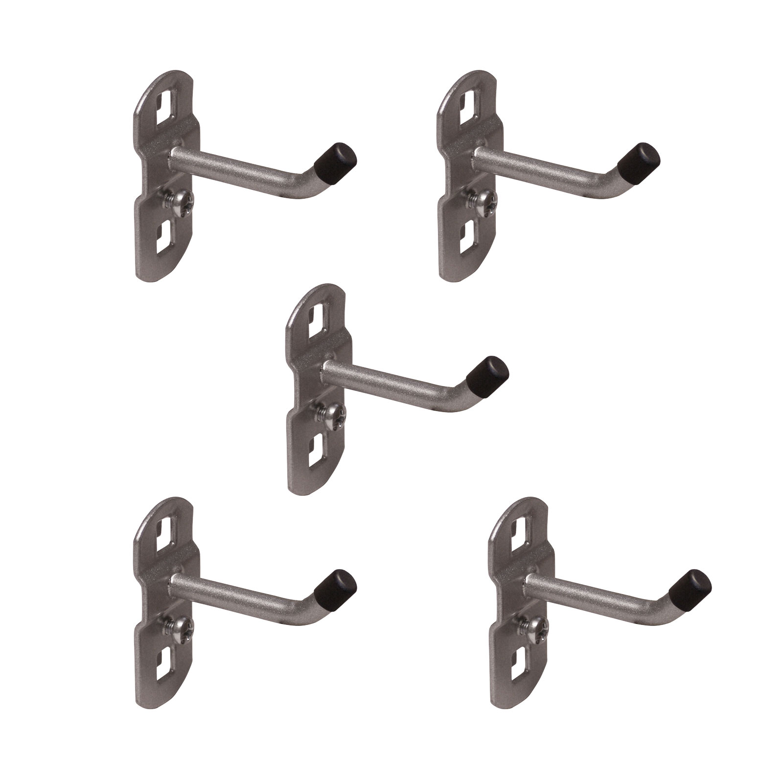 Werkzeughalter 5 Stk 50mm Hackenende schräg Lochwand Haken für Werkzeugwand