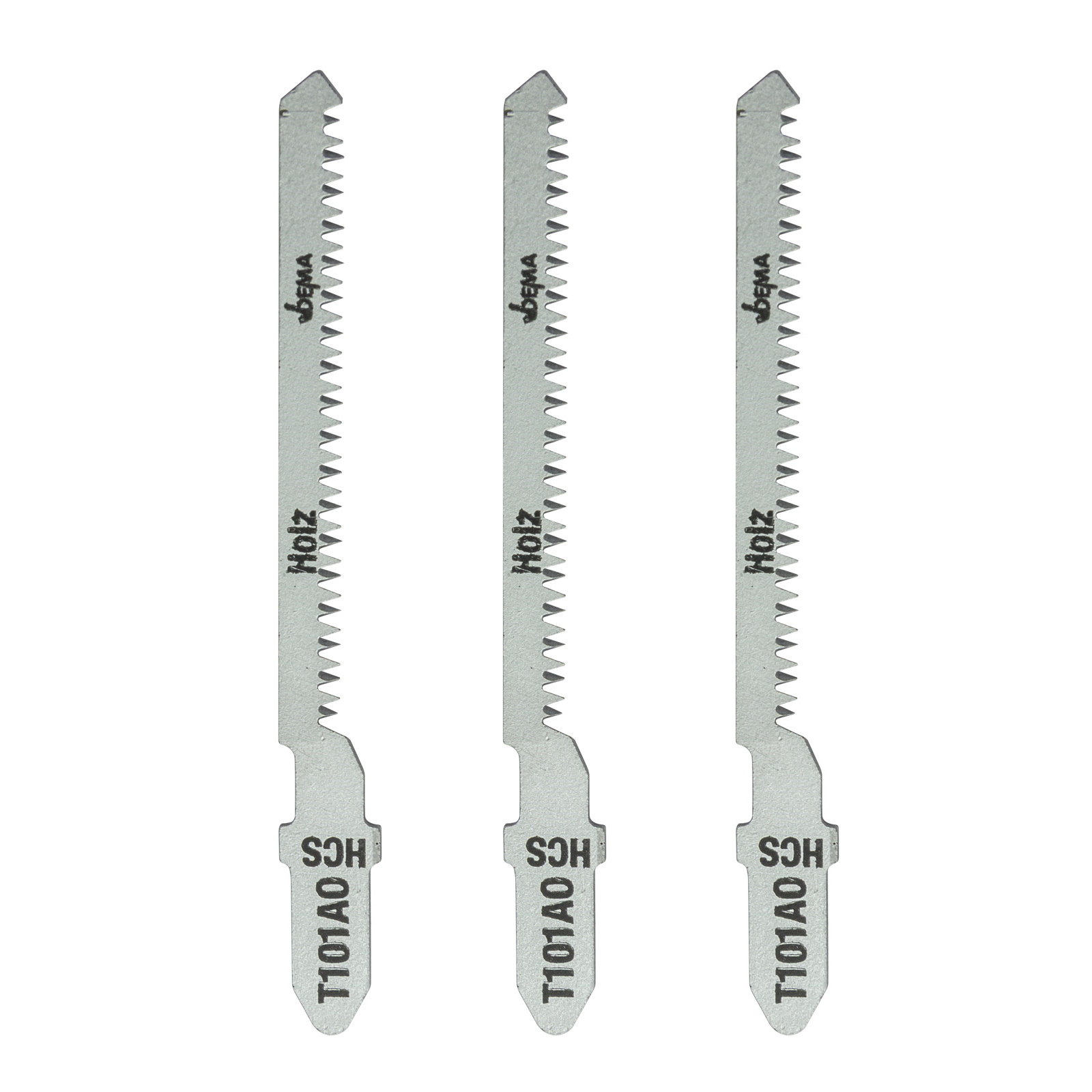Stichsägeblätter, Säge Schneidblätter T-Schaft T101AO, für Holz Kunststoff, 3er Set