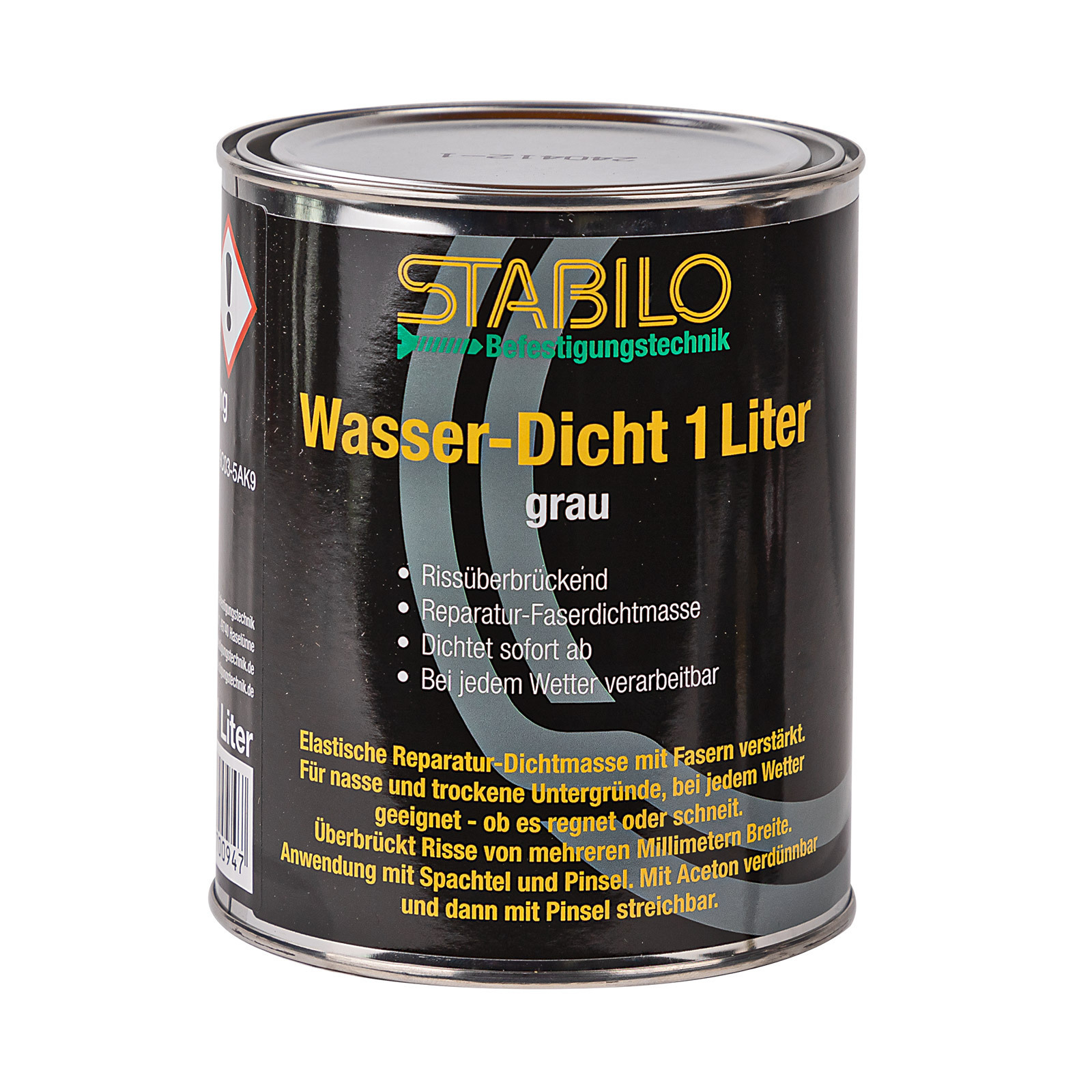 Stabilo Wasser-Dicht 1L – Dichtmasse, Feuchtigkeitssperre, Abdichtmittel – Wasserdicht, Langlebig, Vielseitig – Für Bad, Balkon, Terrasse, Baup