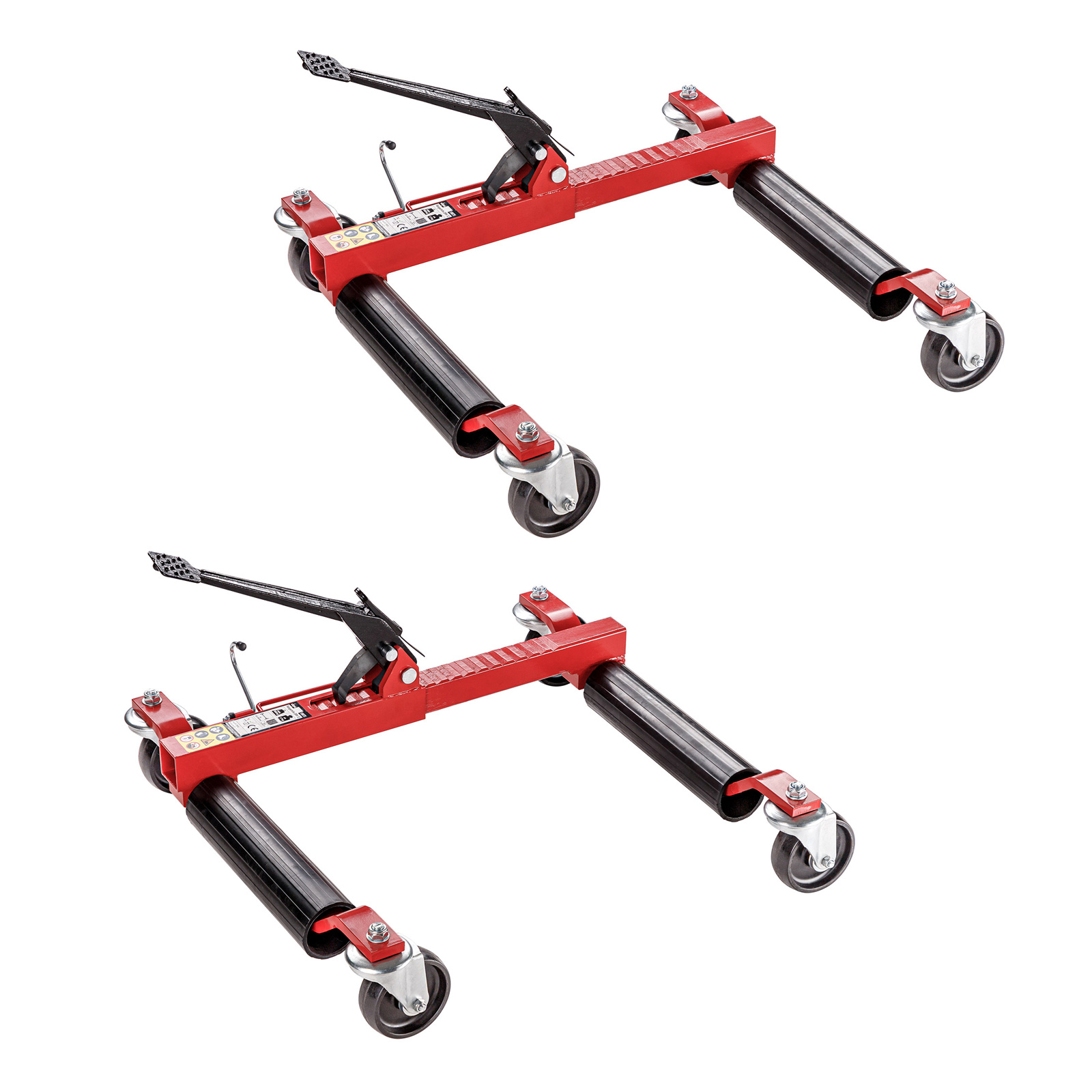 2x PKW Rangierhilfe DRH12 – Rangierheber, Wagenheber – für Reifenwechsel bis 680 kg, robust, langlebig – für Auto, Werkstatt, Heimwerker, Repa