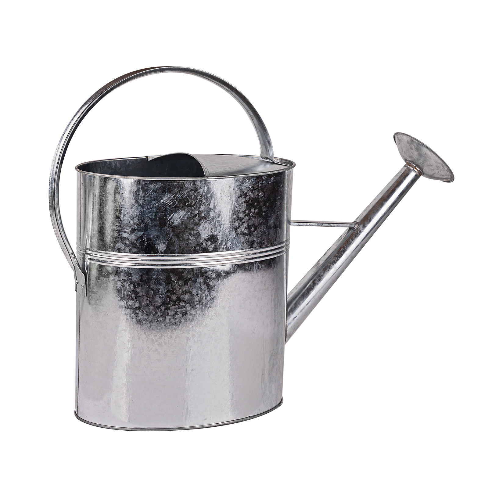 Metall-Gießkanne Victoria 10 L – Wasserkanne, Bewässerungskanne, Gießgerät, Gießgefäß – verzinkt, mit Brause – robust, langlebig, ideal