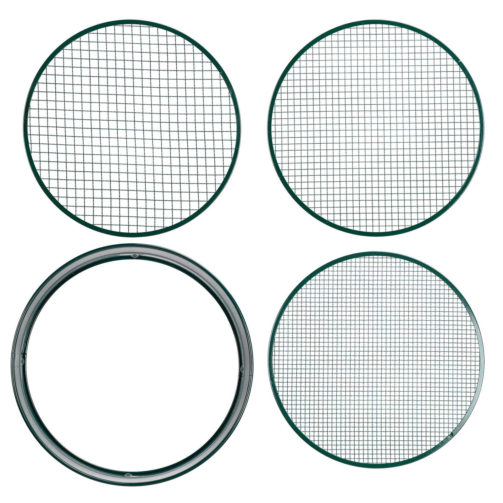 YiTePeDo Gartensieb Set - 2 Edelstahl-Siebe 3,8/5mm Für Erde & Kompost