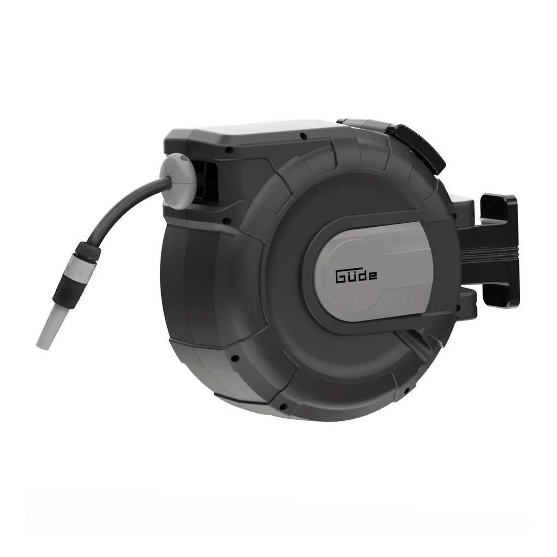 Güde Automatik Wasserschlauch Wandaufroller 20 m Schlauchtrommel, Schlauchaufroller, Wandrolle, praktisch, langlebig, platzsparend, Garten, Bewäss
