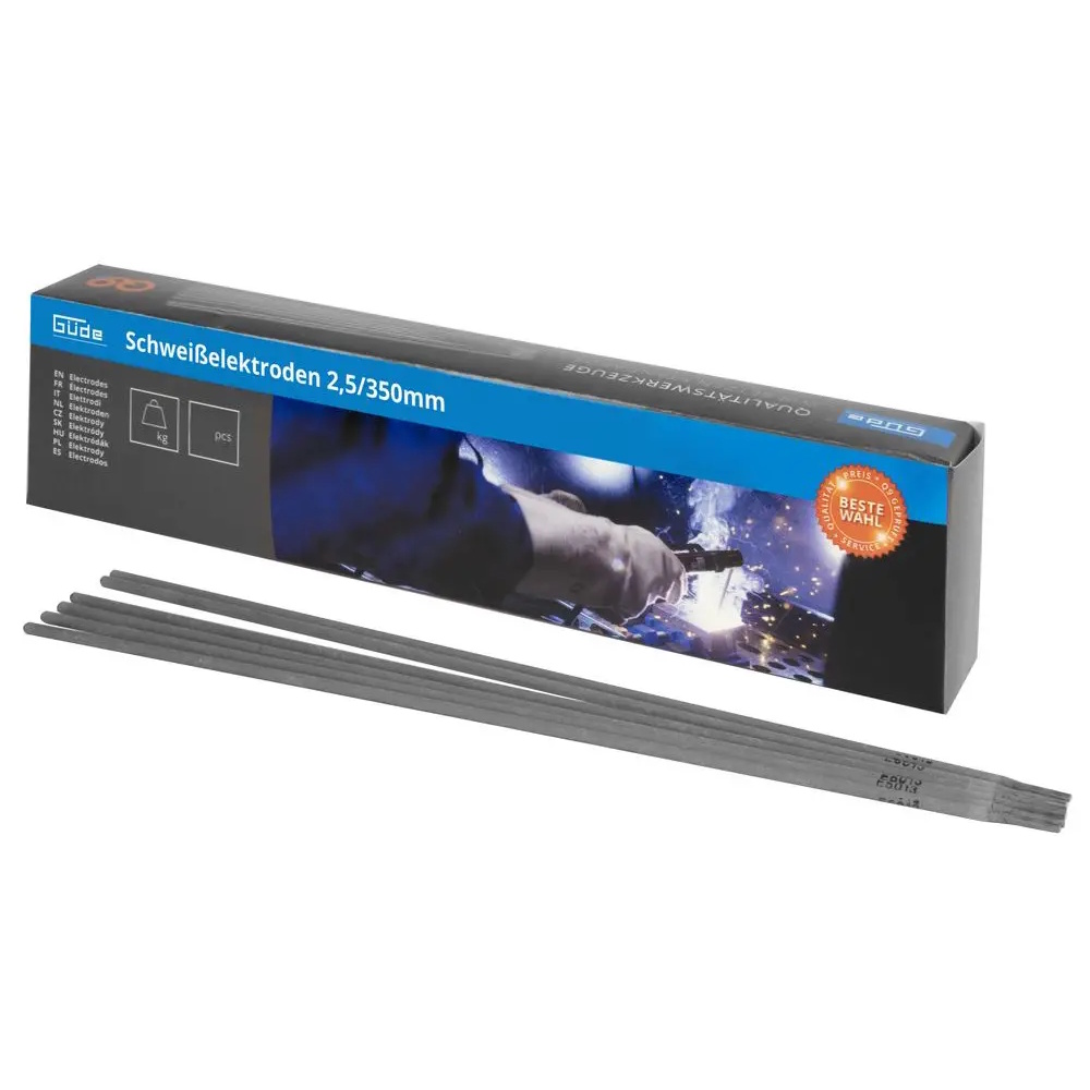 Güde Elektroden 2,5/350mm, rutilumhüllte Schweißelektroden, Stabelektroden