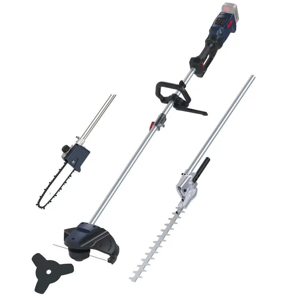 Güde Akku Multifunktionswerkzeug 4in1 TGPS 18-0, Freischneider, Trimmer, Heckenschere, Astsäge, 18V, ohne Akku & Ladegerät