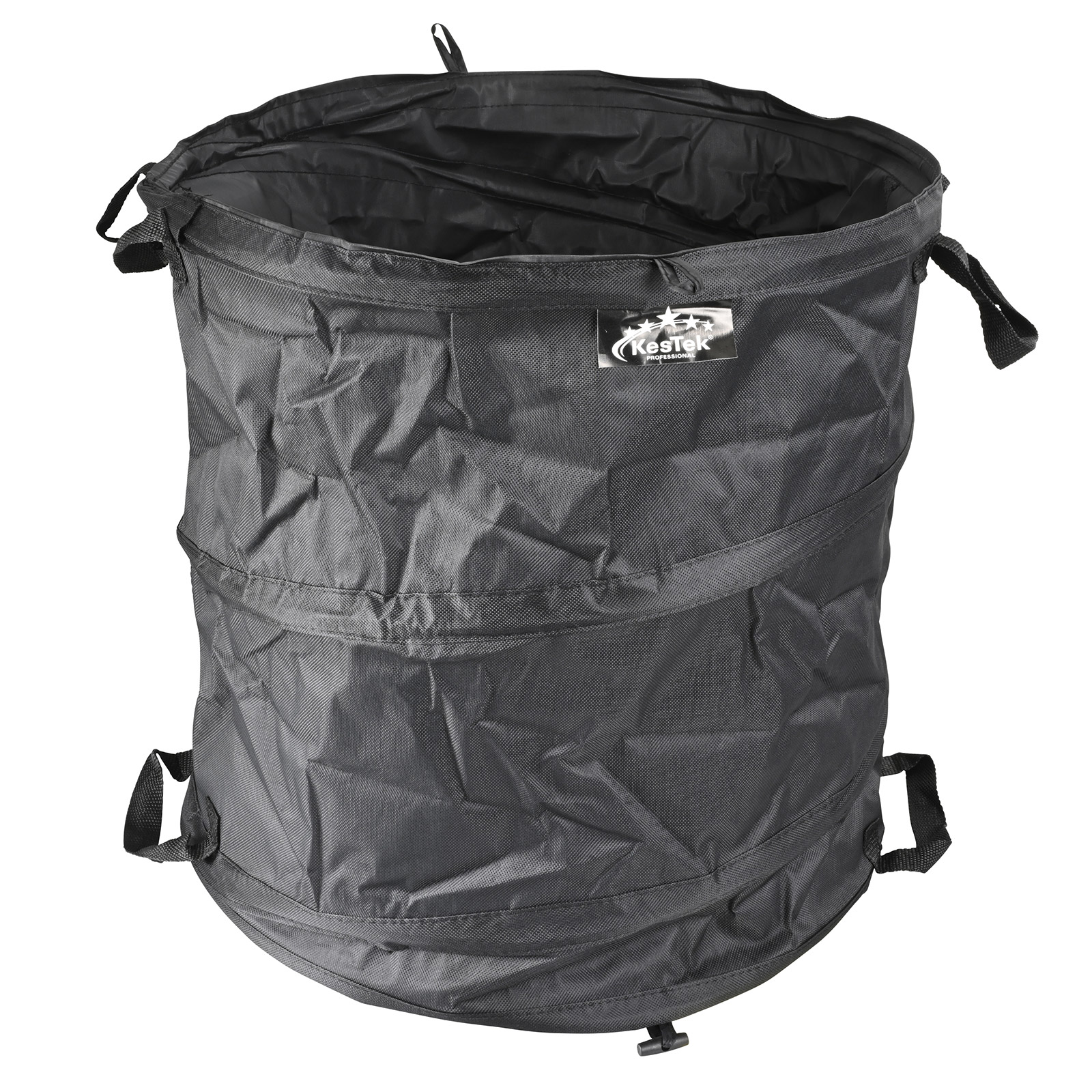 KesTek Profi Gartenabfallsack Pop Up 85L – Laubsack, Rasensack, Gartensack, robust, wasserabweisend, selbstaufstellend, 4 Haltegriffe, platzsparend,