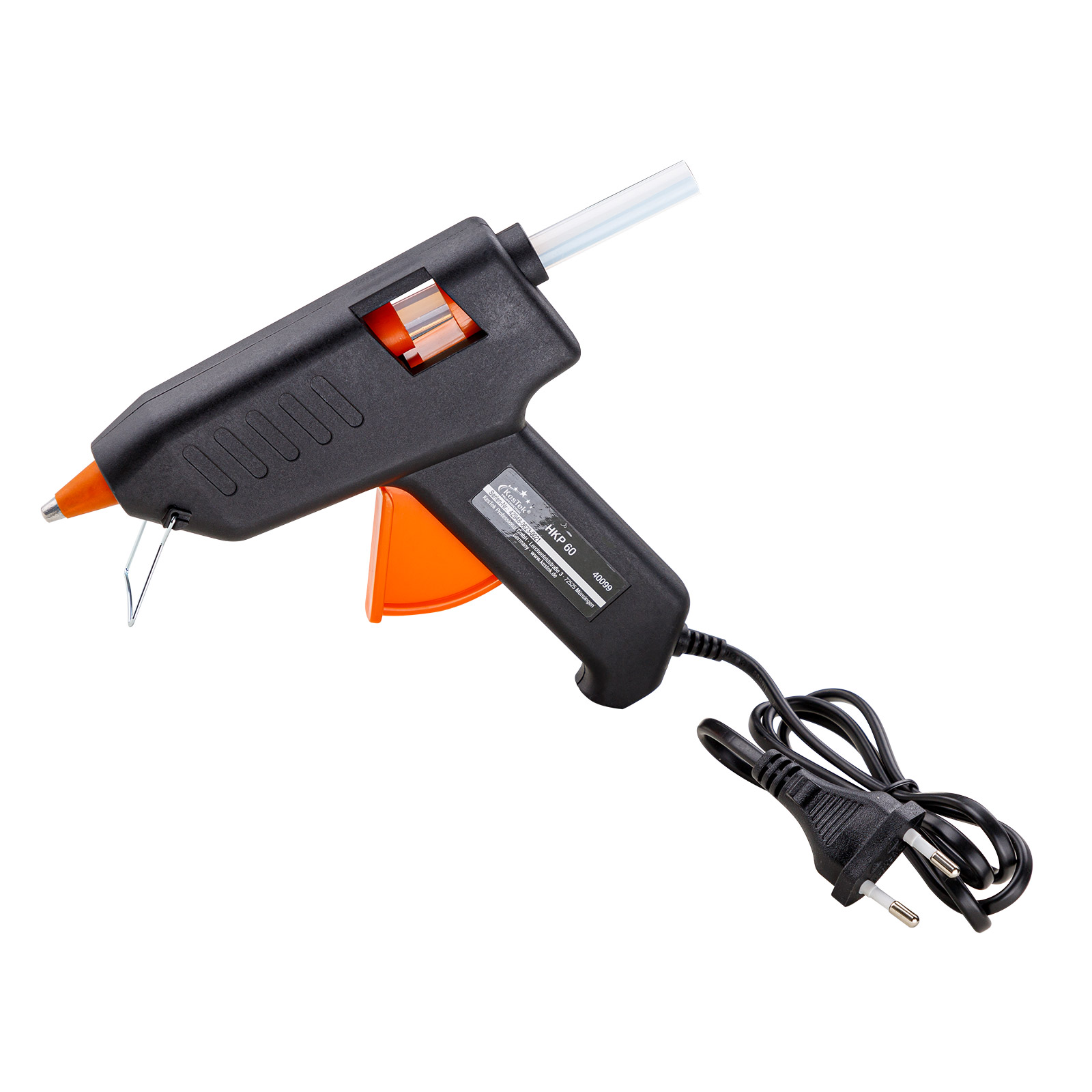 Kestek Heißklebepistole HKP40 – 40 W, Klebepistole, Bastelgerät – handlich, leistungsstark, langlebig – inkl. 2 Klebesticks, für DIY, Baste