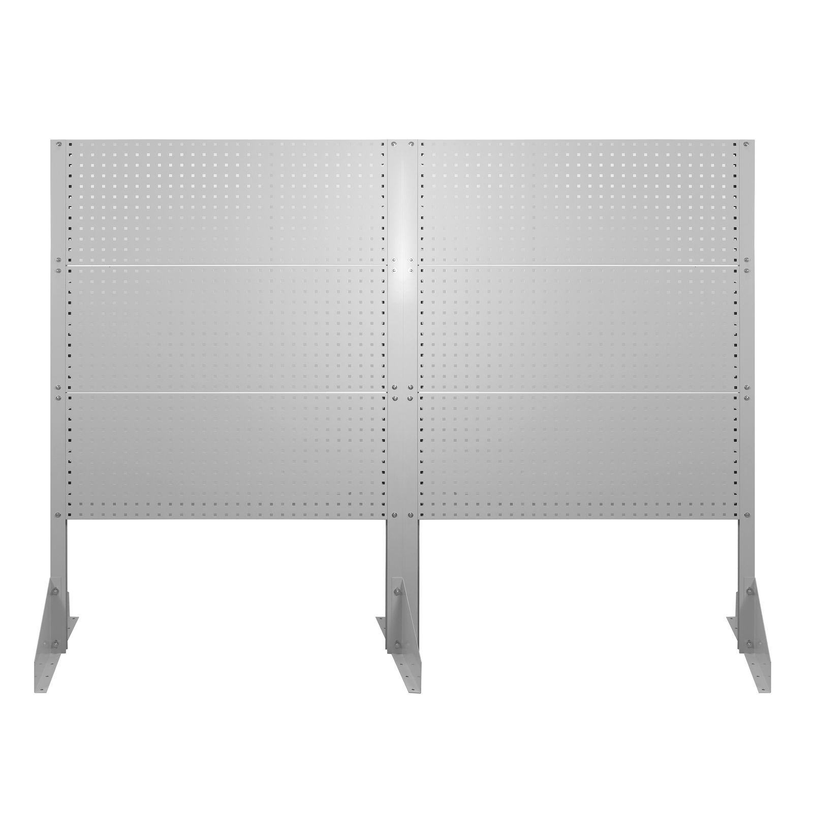 ADB Komplettlochwand Grund-plus Erweiterungsmodul RAL7035, Lochwand, Werkzeugwand, beidseitig nutzbar, modular & stabil, langlebig für Werkstatt, Lag