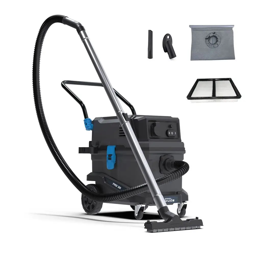 Güde Nass-Trockensauger Pro 30 – Industriesauger, Allessauger, Werkstattsauger – leistungsstark, robust, vielseitig, ideal für Werkstatt & Haush