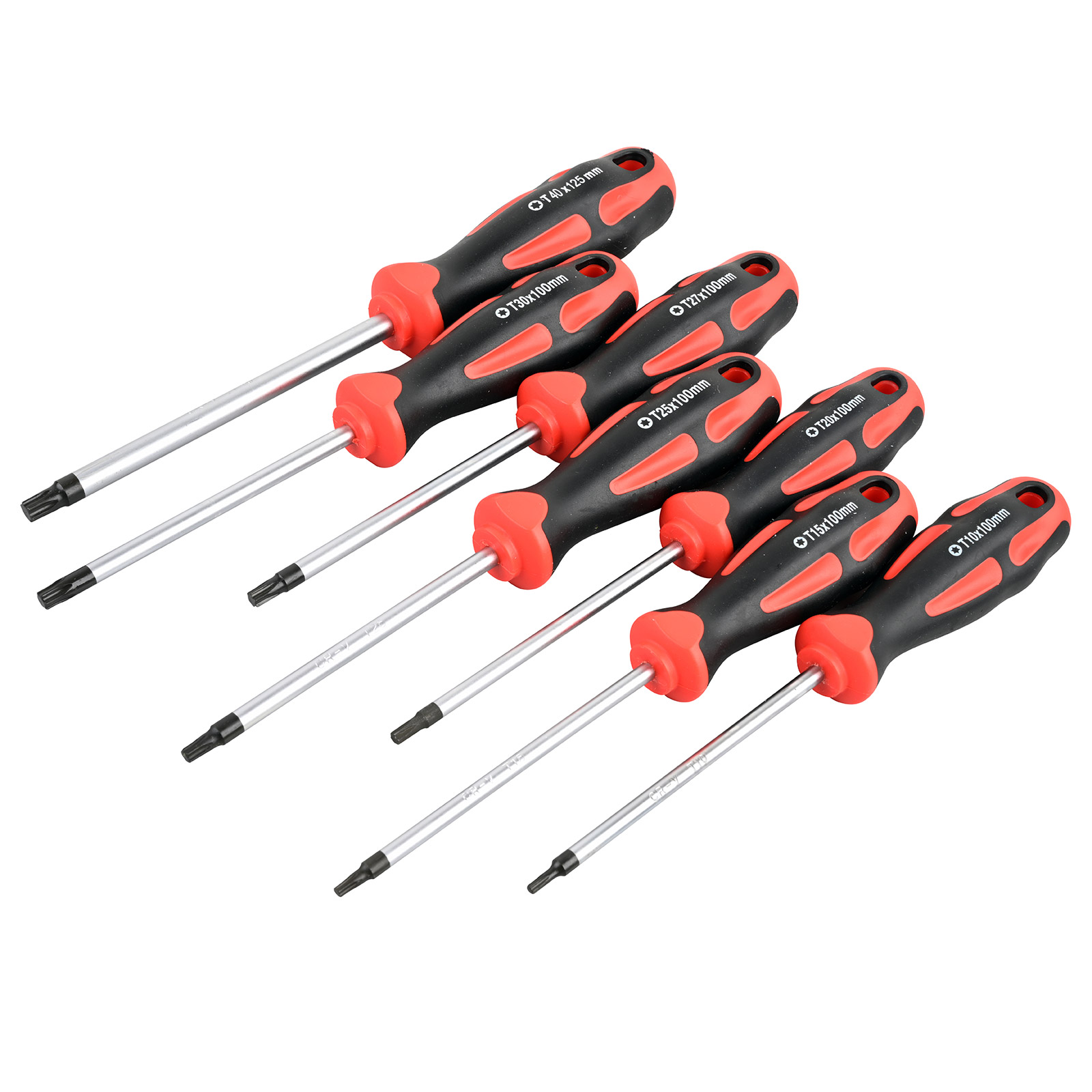 Kestek Schraubendrehersatz ProLine 7-tlg., TX, Torx, Vielzahndreher, Magnetspitze, robust, präzise, langlebig, Werkstatt, Heimwerken, Montage