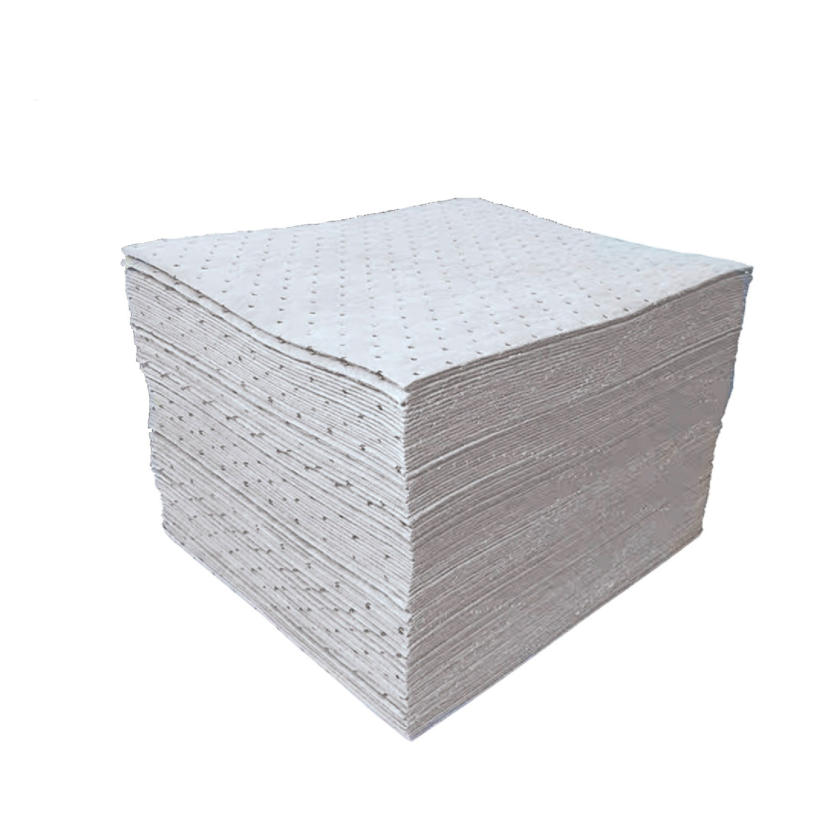 Öl-Bindevlies Pads 40×50 cm, Saugvlies aus PP, reißfest & saugstark, hydrophob, ideal für Öl- & Treibstoffverschmutzungen