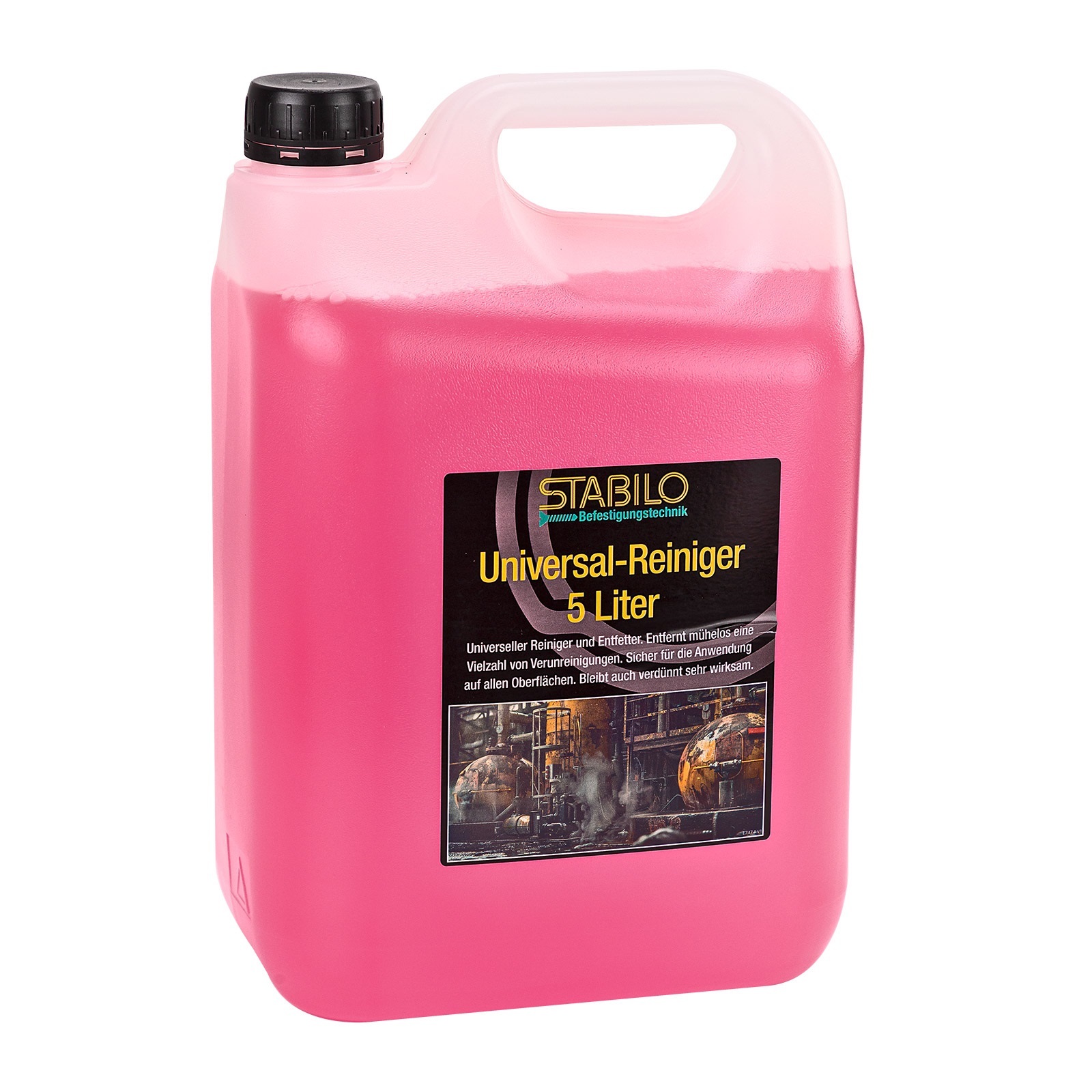 Stabilo Universal-Reiniger 5 L, Allzweckreiniger, Haushaltsreiniger, Reinigungsmittel kraftvoll, vielseitig, lösemittelarm Küche, Werkstatt, Haush