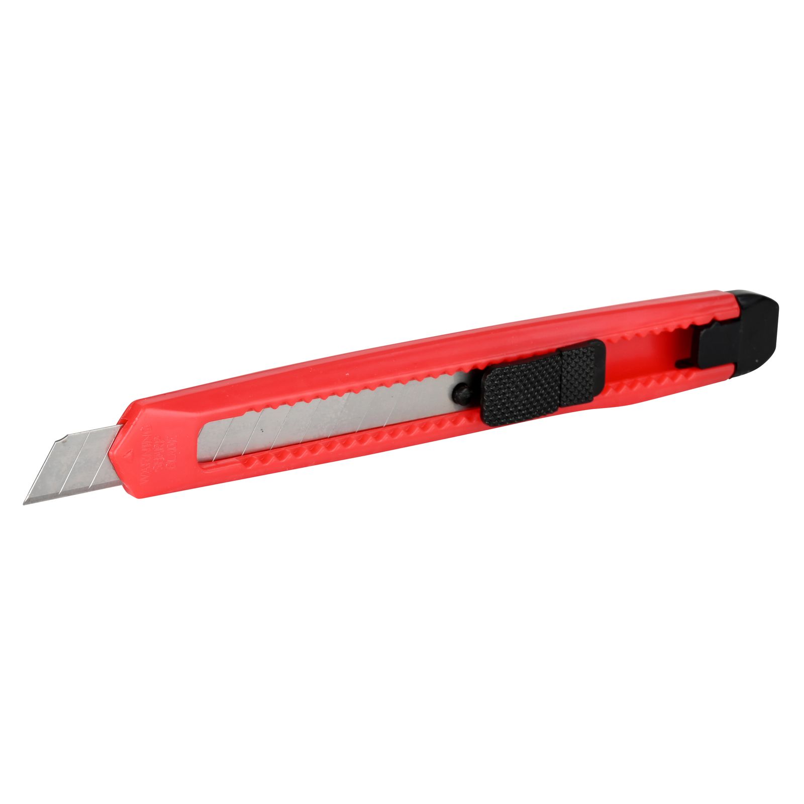 KesTek Cuttermesser 9 mm KCM1, SK5 Klinge, Kunststoffgriff, mit Feststellschieber & Clip, für Haushalt, Hobby, Garten & Beruf