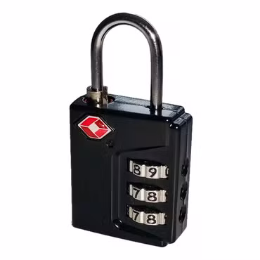 TSA 3er Kombilock TravelSentry, Schwarz