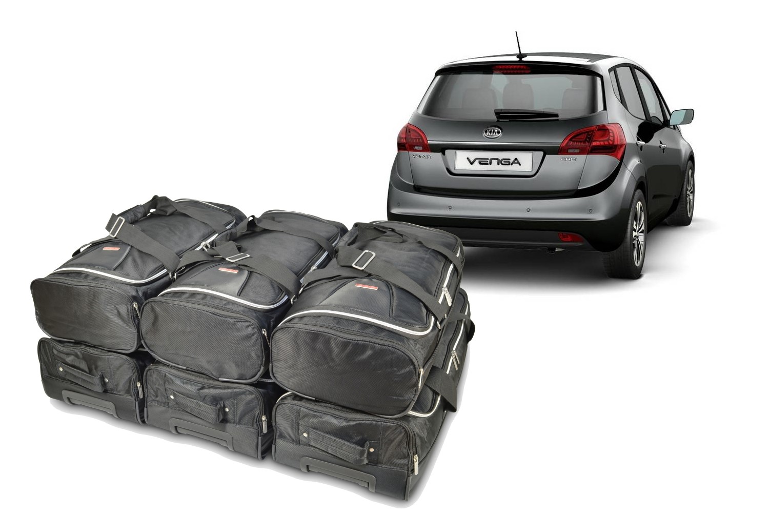 CAR-BAGS Reisetaschen Kia Venga 2009-heute 5-Türer CAR-BAGS Reisetaschen Kia Venga 2009-heute 5-Türer