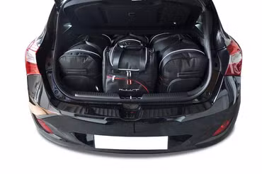 HYUNDAI i30 HATCHBACK 2012-2016 KOFFERRAUMTASCHEN SET 4 STK