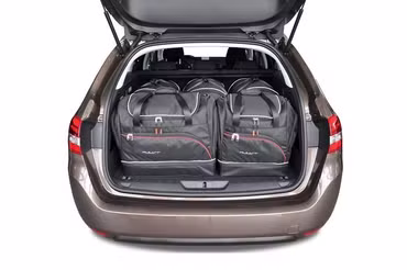 PEUGEOT 308 SW 2014-2021 KOFFERRAUMTASCHEN SET 5 STK