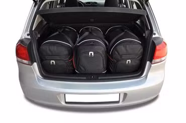 VW GOLF HATCHBACK 2008-2012 KOFFERRAUMTASCHEN SET 3 STK