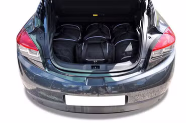 RENAULT MEGANE COUPE 2008+2016 KOFFERRAUMTASCHEN SET 4 STK
