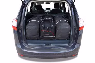 FORD GRAND C-Max 2010-2015 KOFFERRAUMTASCHEN SET 4 STK