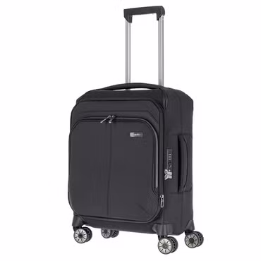 travelite PRIIMA 4w Weichgepäck-Trolley 55cm, Schwarz
