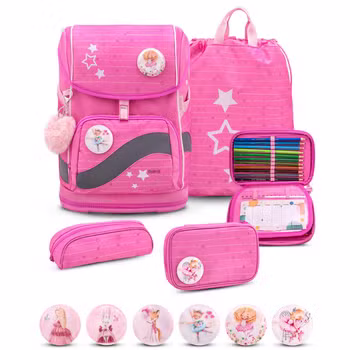 Belmil Smarty Plus Premium Schulranzen Set 5-teilig "Candy"