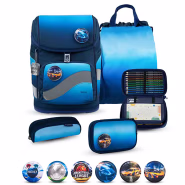 Belmil Smarty Plus 5-teilig Blue Navy inkl. 6 Patches