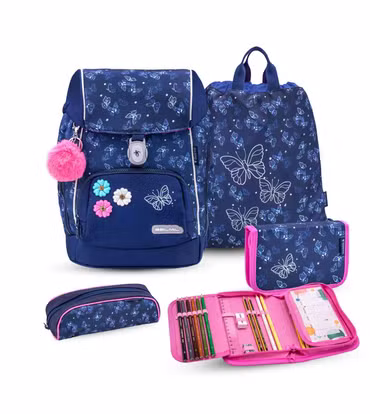 Belmil Comfy Plus Premium Schulranzen Set 4-teilig "Sapphire"