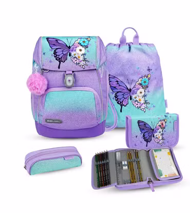 Belmil Comfy Plus Premium Schulranzen Set 4-teilig "Serenity"