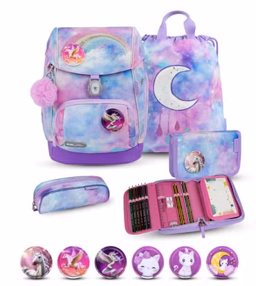 Belmil Comfy Plus Premium Schulranzen Set 5-teilig "Moonlight"