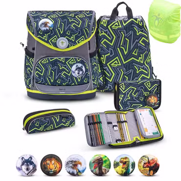 Belmil Premium Compact Plus 5-teilig Iguana mit Regenschutz