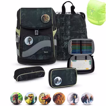 Belmil Smarty Plus 5-teilig Grey Stone mit Regenschutz inkl. 6 Patches