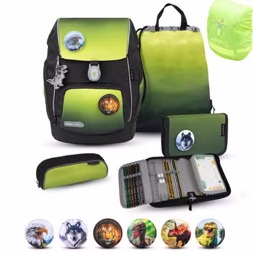 Belmil Premium Comfy Plus 5-teilig Black Green inkl. Regenschutz