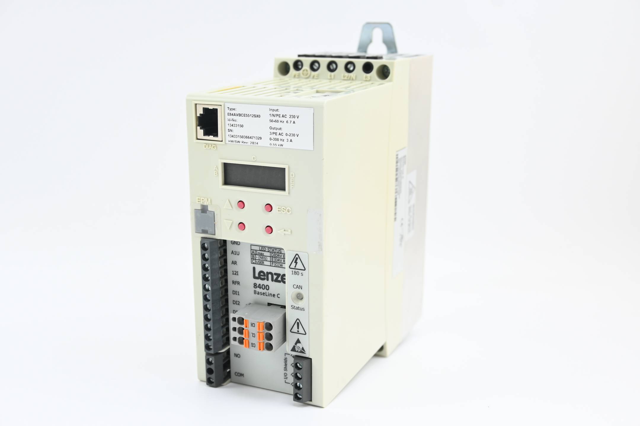 Lenze 8400 BaseLine C E84AVBCE5512SX0 ( EDK84VBCE402
